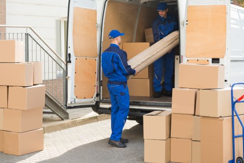 Man with a van service helping with local furniture transport in Pinner