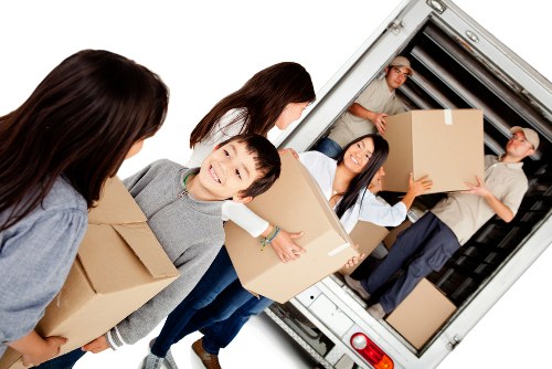 Commercial moving team planning an office relocation in Pinner