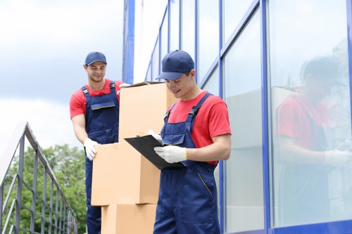 Secure storage and packing support for removal services in Pinner