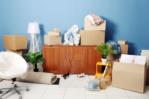 Risk assessment in progress before a house removal