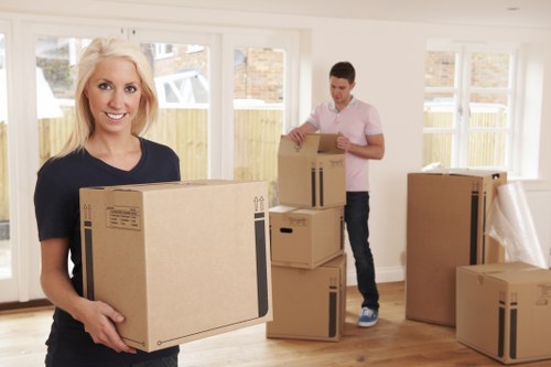 Efficient home and office moving with a removal van in Pinner