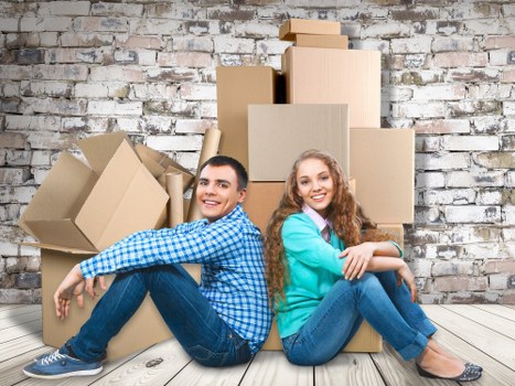 Packing and preparing items for a removal van in Pinner