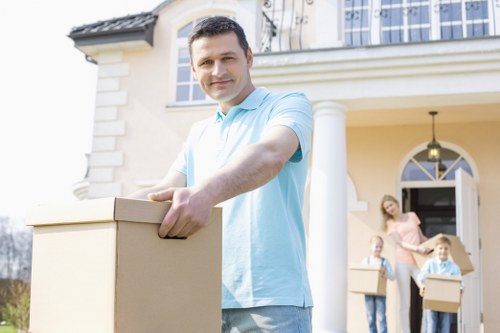 Careful handling of furniture during a man and van job