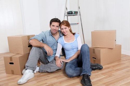 Local van service transporting furniture and boxes in Pinner