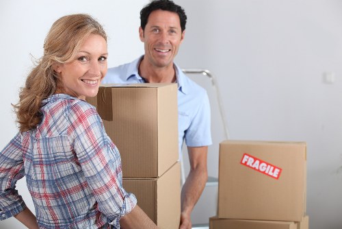 Removal van supporting a residential move in Pinner