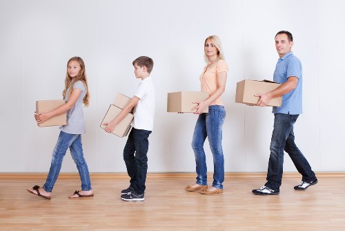 Protective wrapping used for delicate furniture removals in Pinner