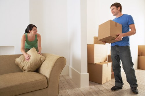 Careful wrapping of fragile household items during packing services in Pinner